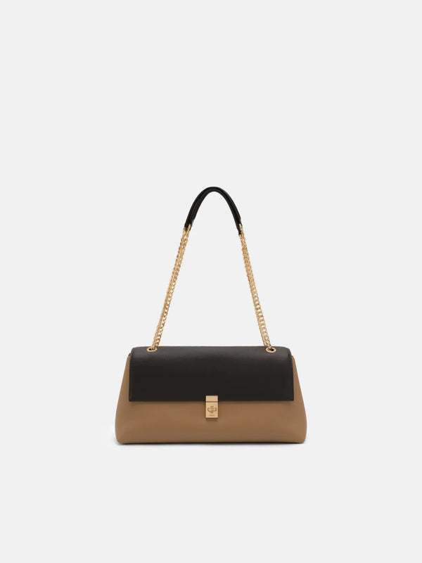 Leather Foldover Bag - Multi