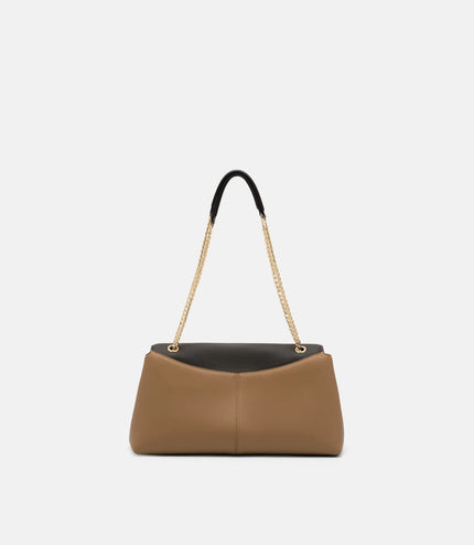 Leather Foldover Bag - Multi