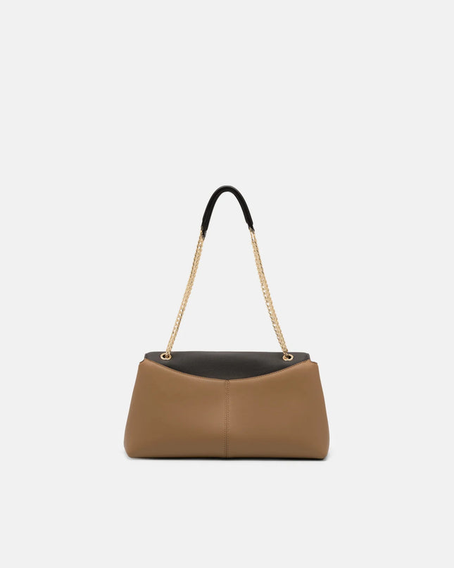 Leather Foldover Bag - Multi
