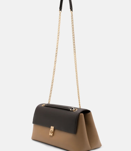 Leather Foldover Bag - Multi