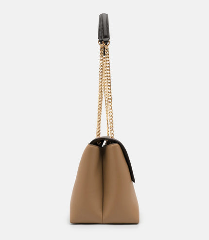 Leather Foldover Bag - Multi