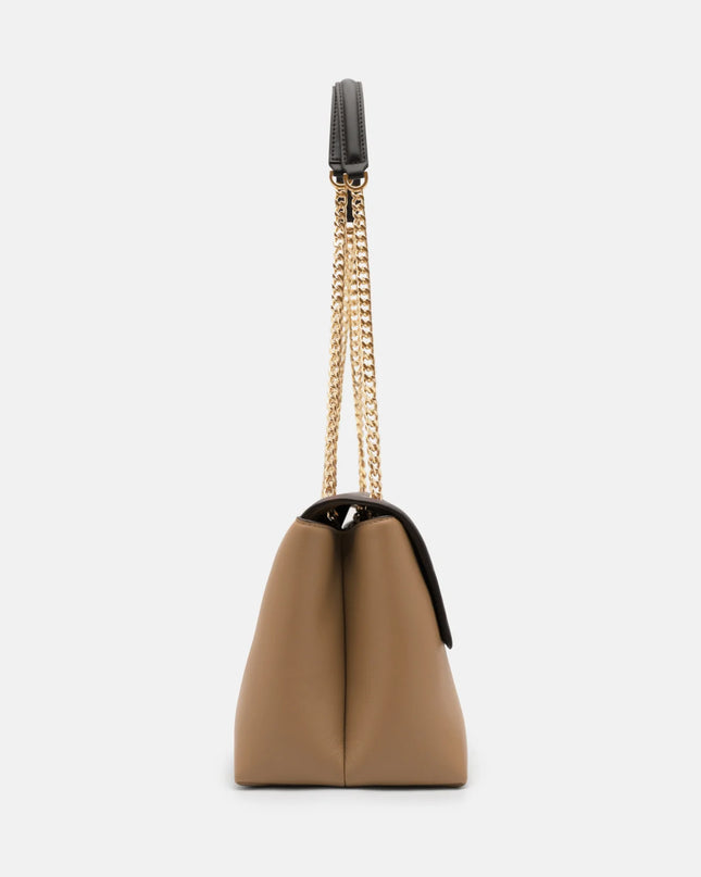 Leather Foldover Bag - Multi