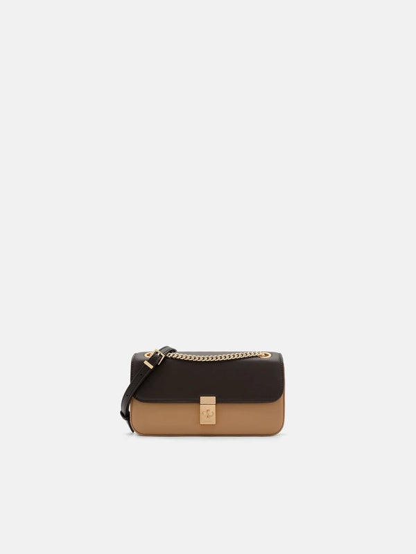 Farida Leather Mini Shoulder Bag - Multi
