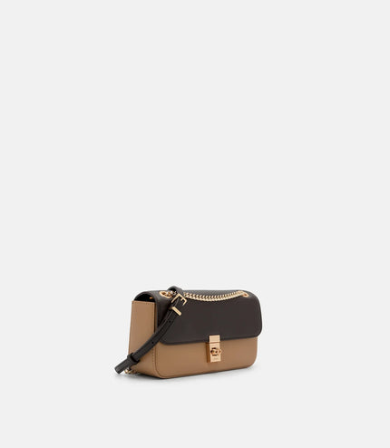 Farida Leather Mini Shoulder Bag - Multi