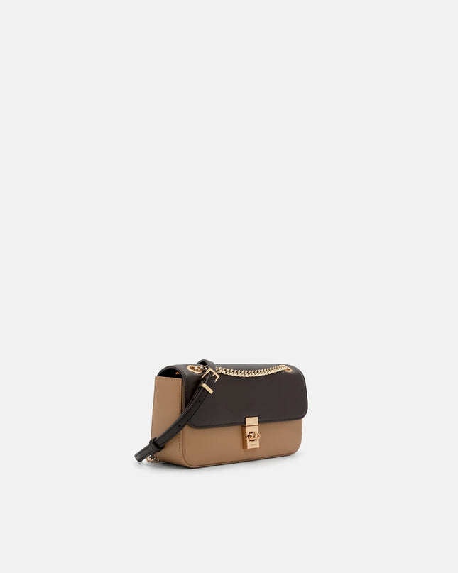 Farida Leather Mini Shoulder Bag - Multi