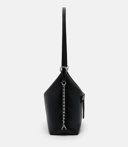 Slouchy Two-Way Carry Backpack - Black