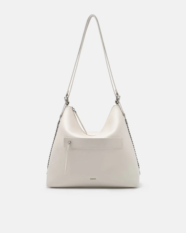 Slouchy Two-Way Carry Backpack - Chalk