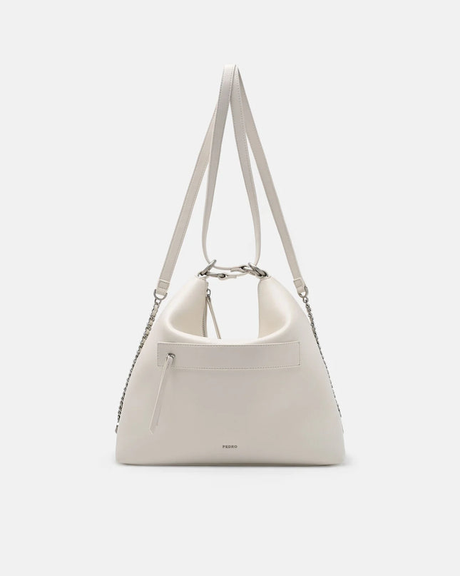 Slouchy Two-Way Carry Backpack - Chalk