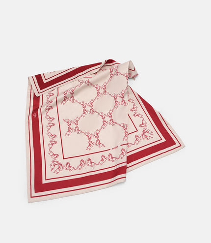 Satin Horse Scarf - Multi