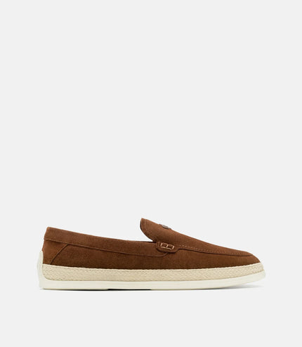 Vito Leather Loafers - Brown Suede