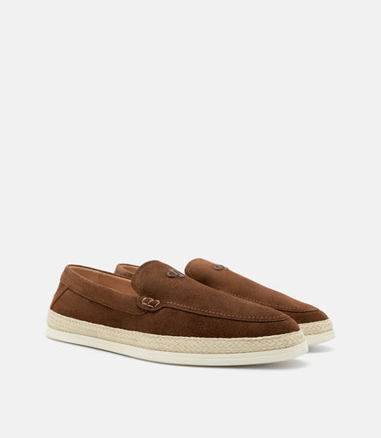 Vito Leather Loafers - Brown Suede
