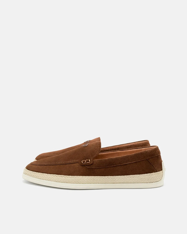 Vito Leather Loafers - Brown Suede