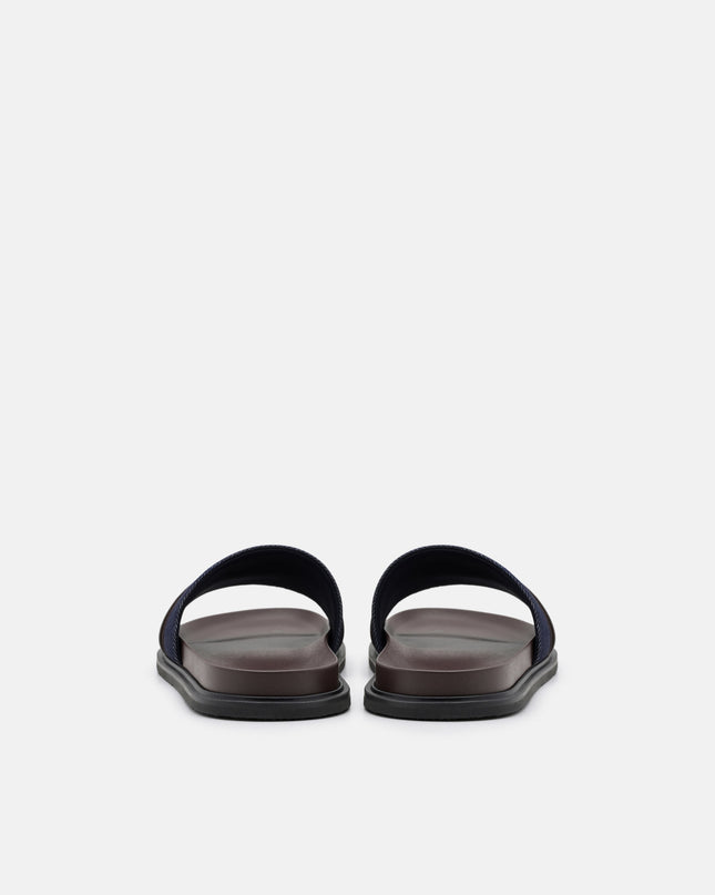 Renly Slide Sandals - Navy Denim
