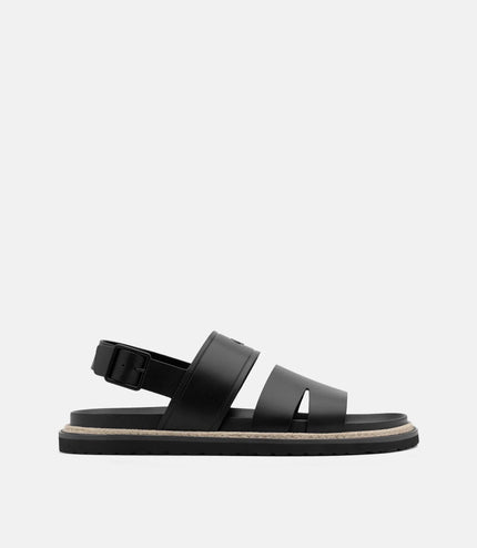 Cutler Backstrap Sandals - Black