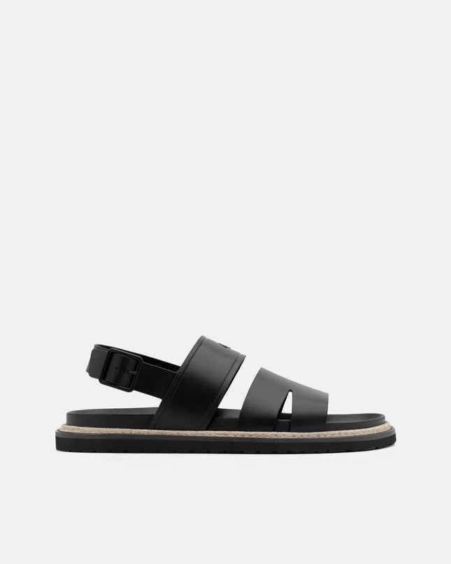 Cutler Backstrap Sandals - Black