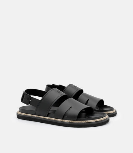 Cutler Backstrap Sandals - Black
