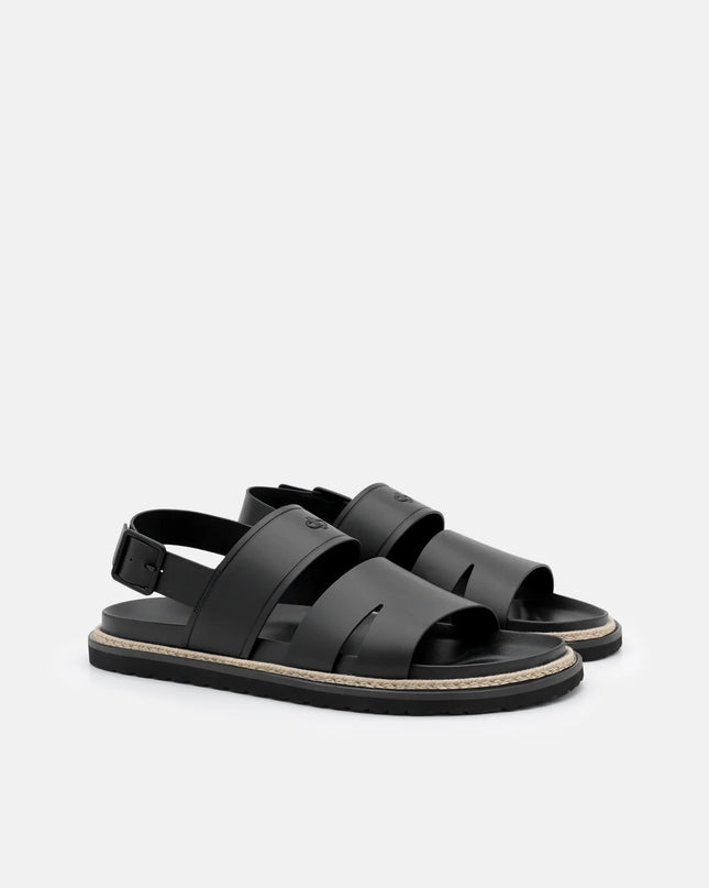 Cutler Backstrap Sandals - Black
