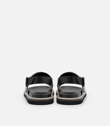 Cutler Backstrap Sandals - Black