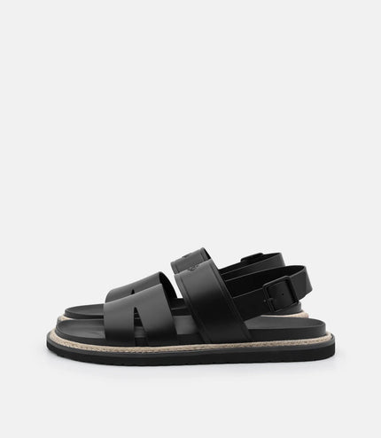 Cutler Backstrap Sandals - Black