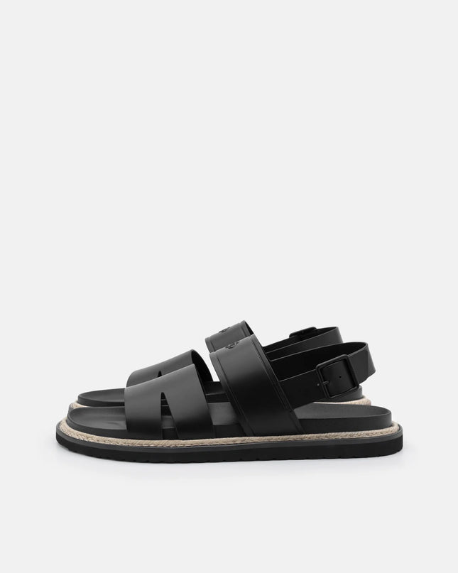 Cutler Backstrap Sandals - Black