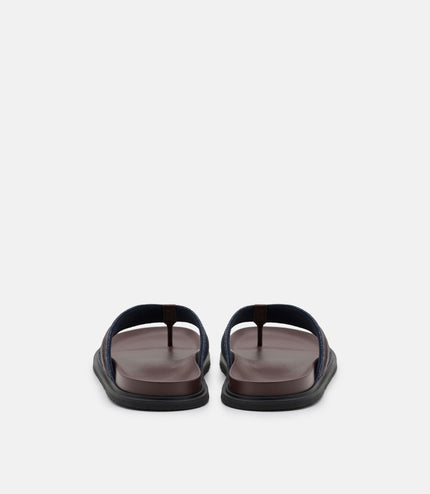 Renly Thong Sandals - Black Fabric