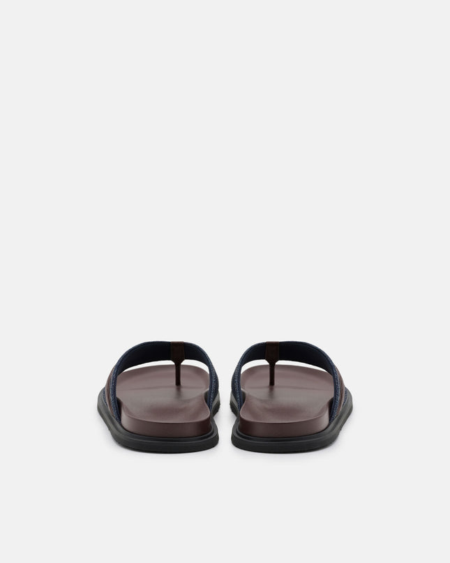 Renly Thong Sandals - Navy Denim
