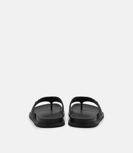 Renly Thong Sandals - Black Fabric