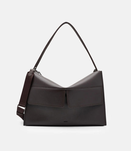 Slouch Crossbody Bag - Dark Brown