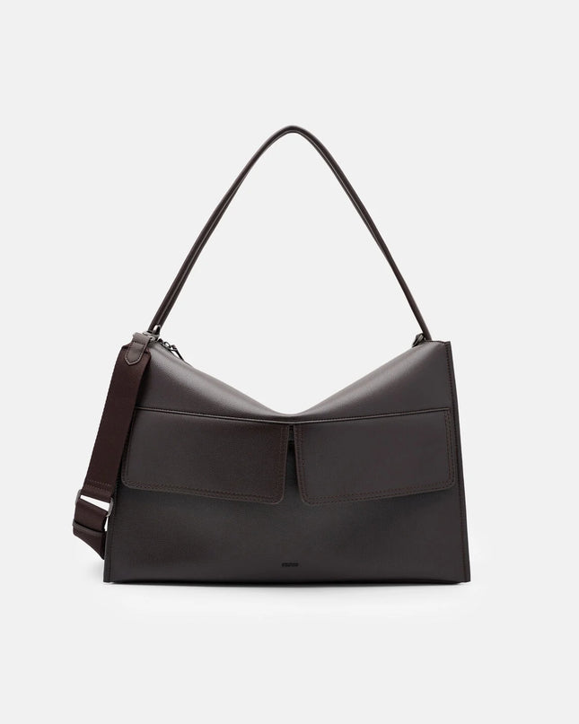 Slouch Crossbody Bag - Dark Brown