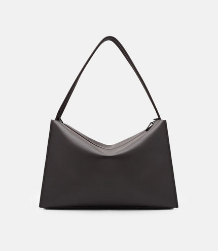 Slouch Crossbody Bag - Dark Brown