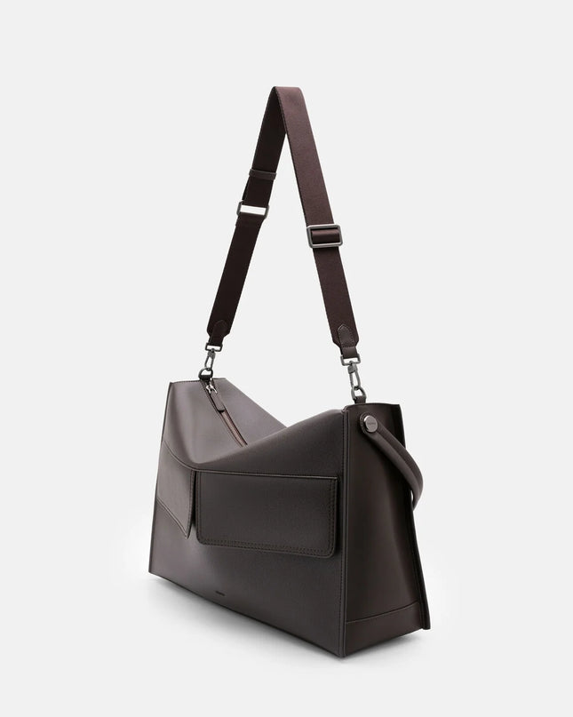 Slouch Crossbody Bag - Dark Brown