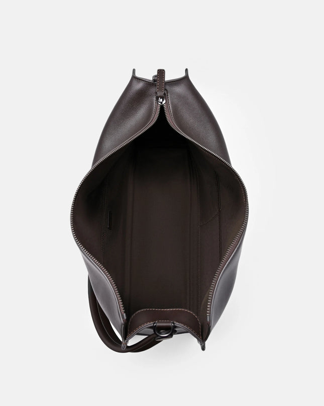 Slouch Crossbody Bag - Dark Brown