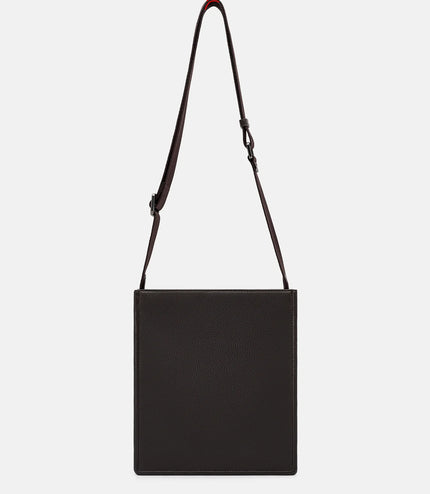Boxy Crossbody Bag - Dark Brown