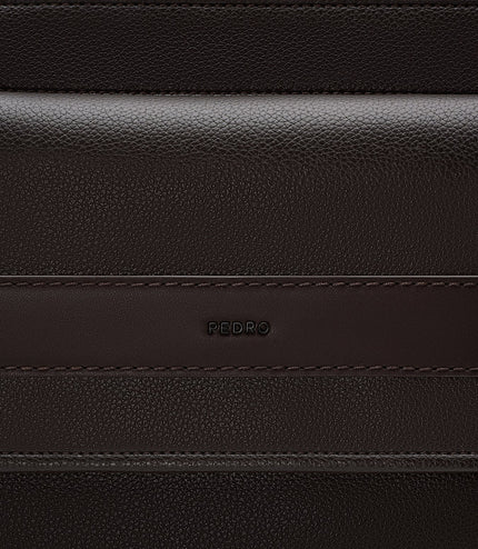 Boxy Crossbody Bag - Dark Brown