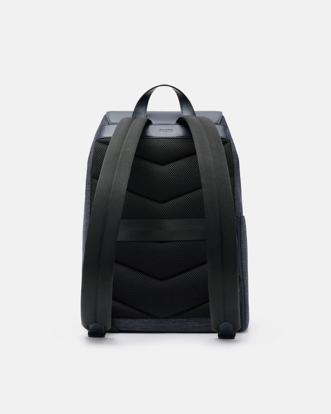 Tex Leather Backpack - Navy Fabric