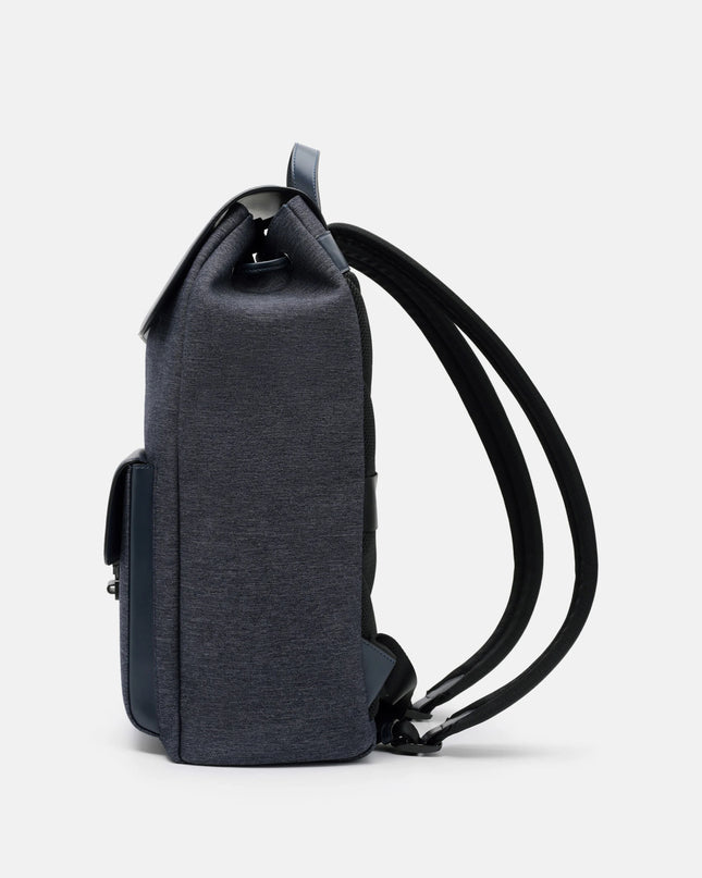 Tex Leather Backpack - Navy Fabric