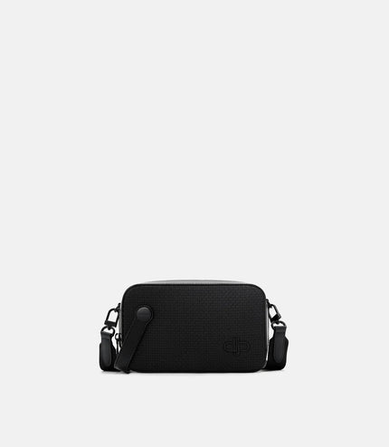 Leather Sling Bag - Black