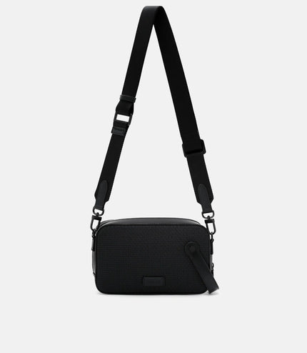 Leather Sling Bag - Black