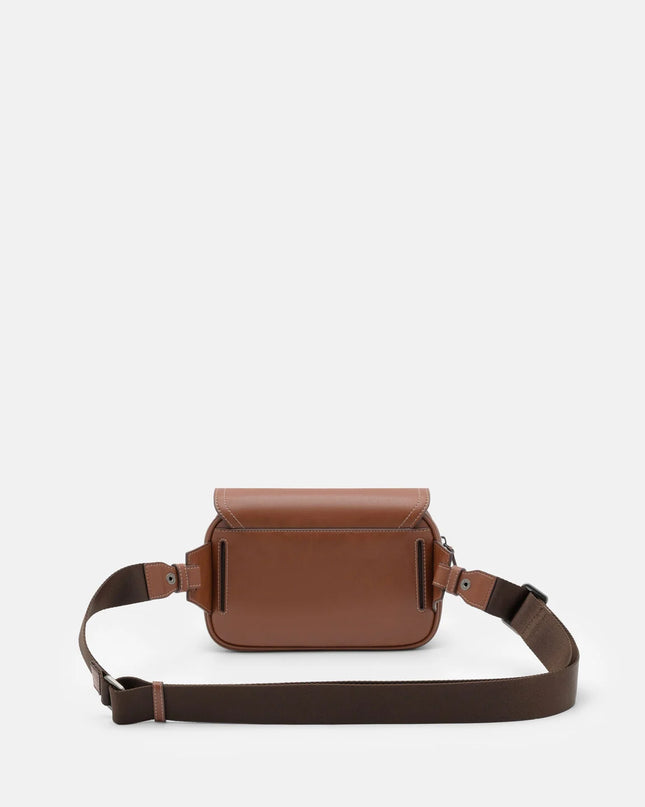 Jatte Belt Bag - Cognac Textured