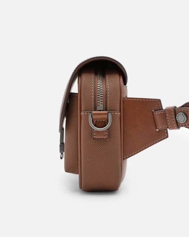 Jatte Belt Bag - Cognac Textured