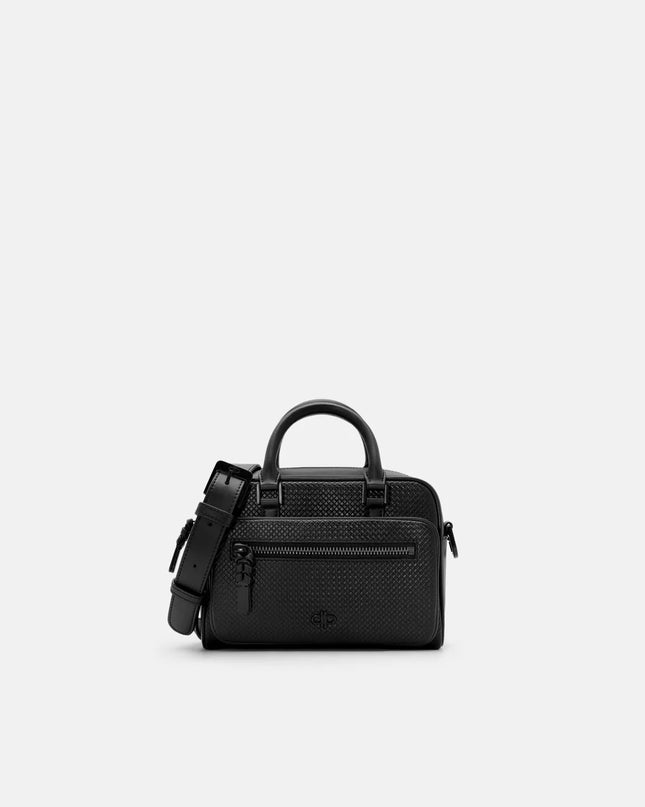 Crosby Crossbody Bag - Black Embossed