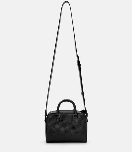 Crosby Crossbody Bag - Black Embossed