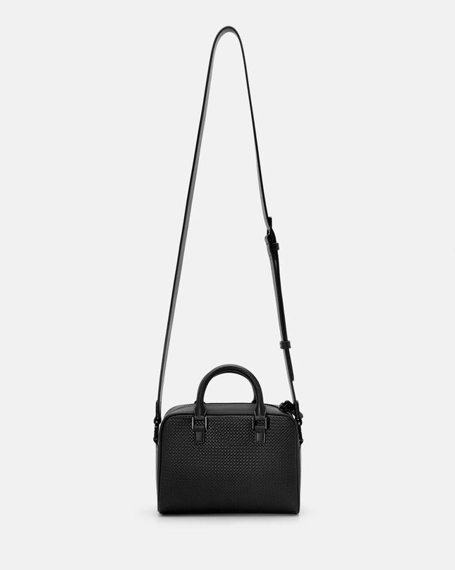 Crosby Crossbody Bag - Black Embossed