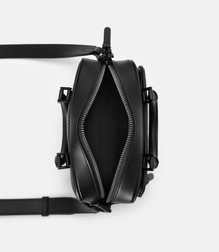 Crosby Crossbody Bag - Black Embossed