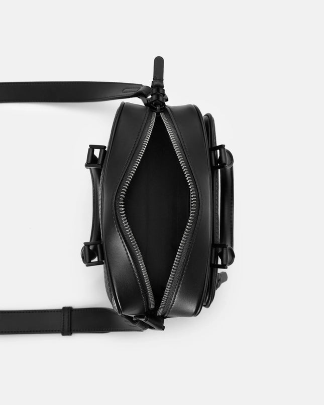 Crosby Crossbody Bag - Black Embossed