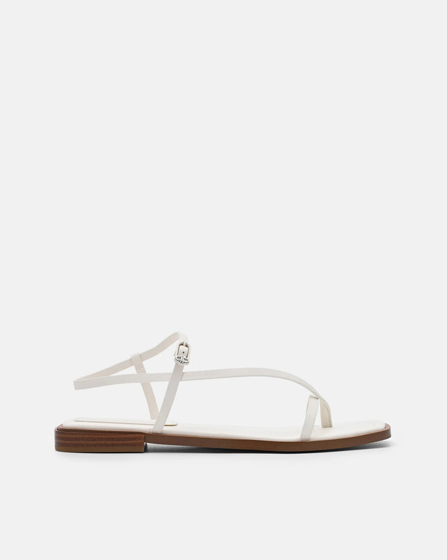 Ashby Leather Strappy Sandals - Chalk