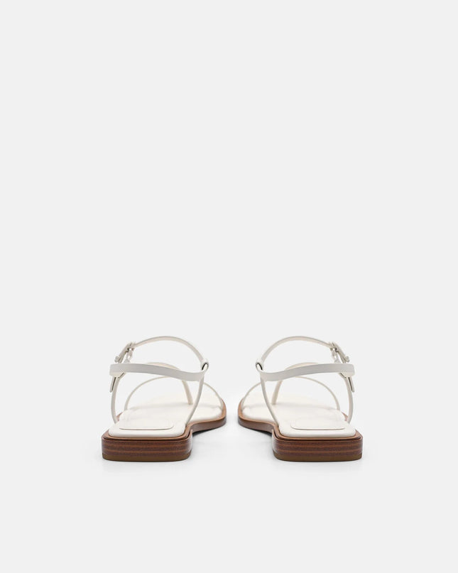 Ashby Leather Strappy Sandals - Chalk