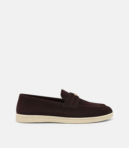 Roam Suede Driving Shoes - Espresso Brown Suede
