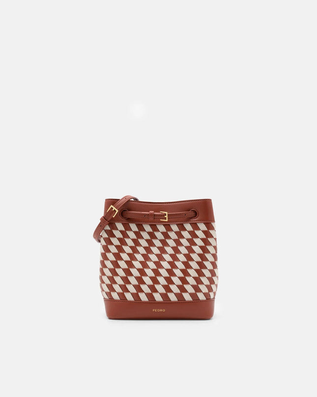 Loli Woven Bucket Bag - Multi Weave