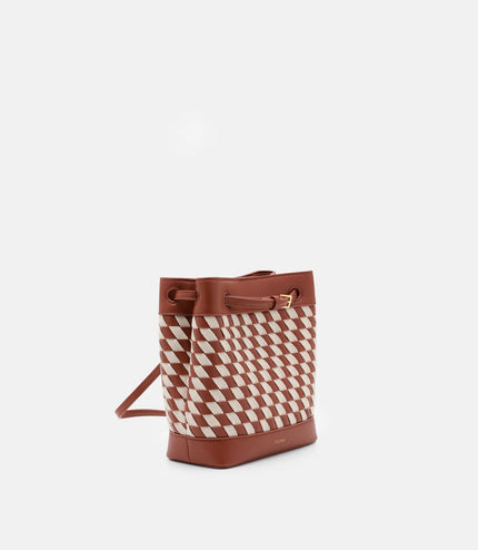 Loli Woven Bucket Bag - Multi Weave